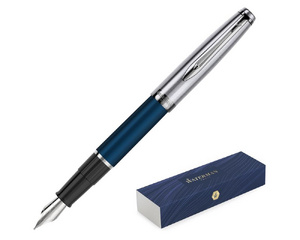 Ручка перьевая Waterman Embleme Blue синяя (артикул производителя 2100380)